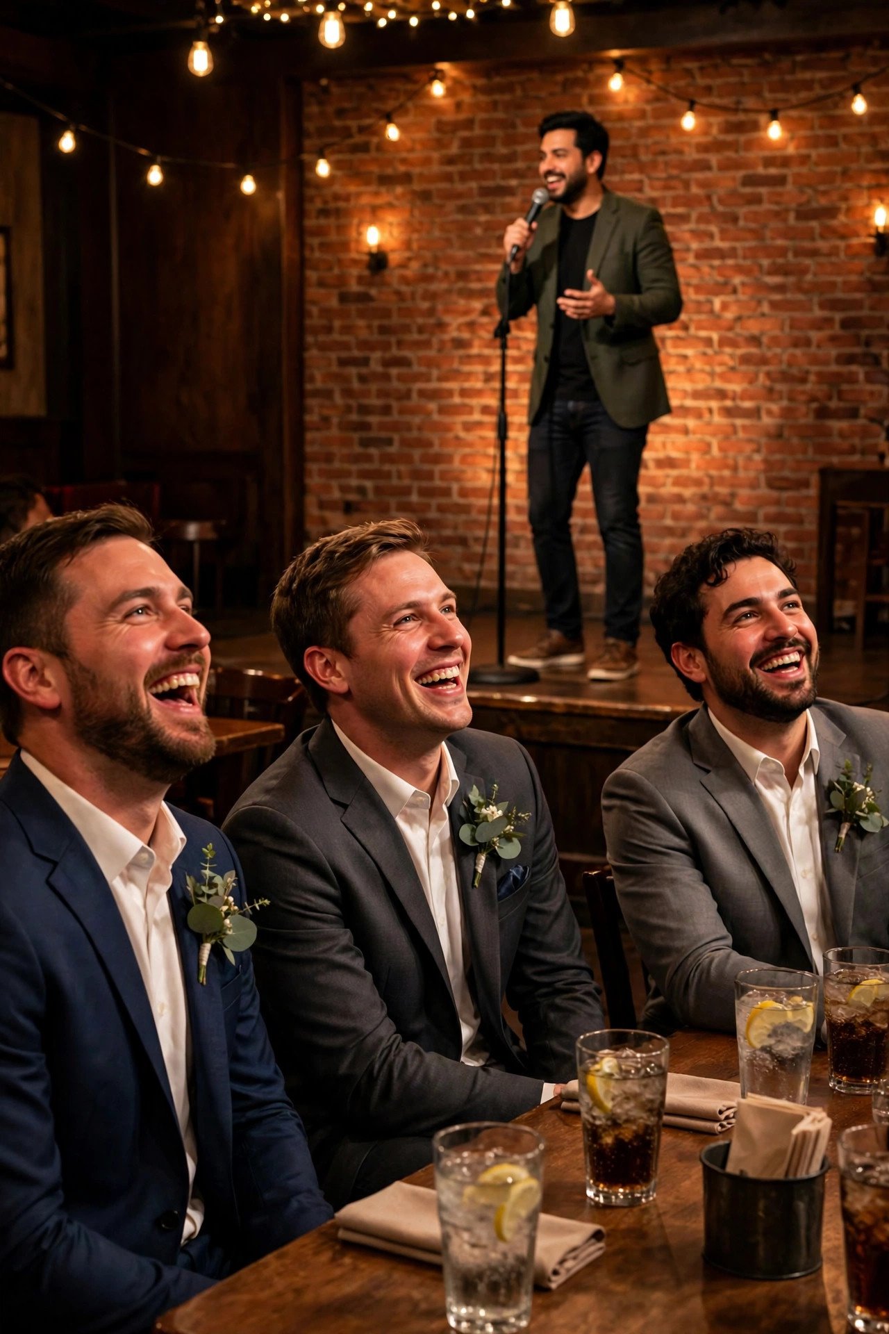Comedy Club Night — Austin bachelor party weekend with the groom and groomsmen