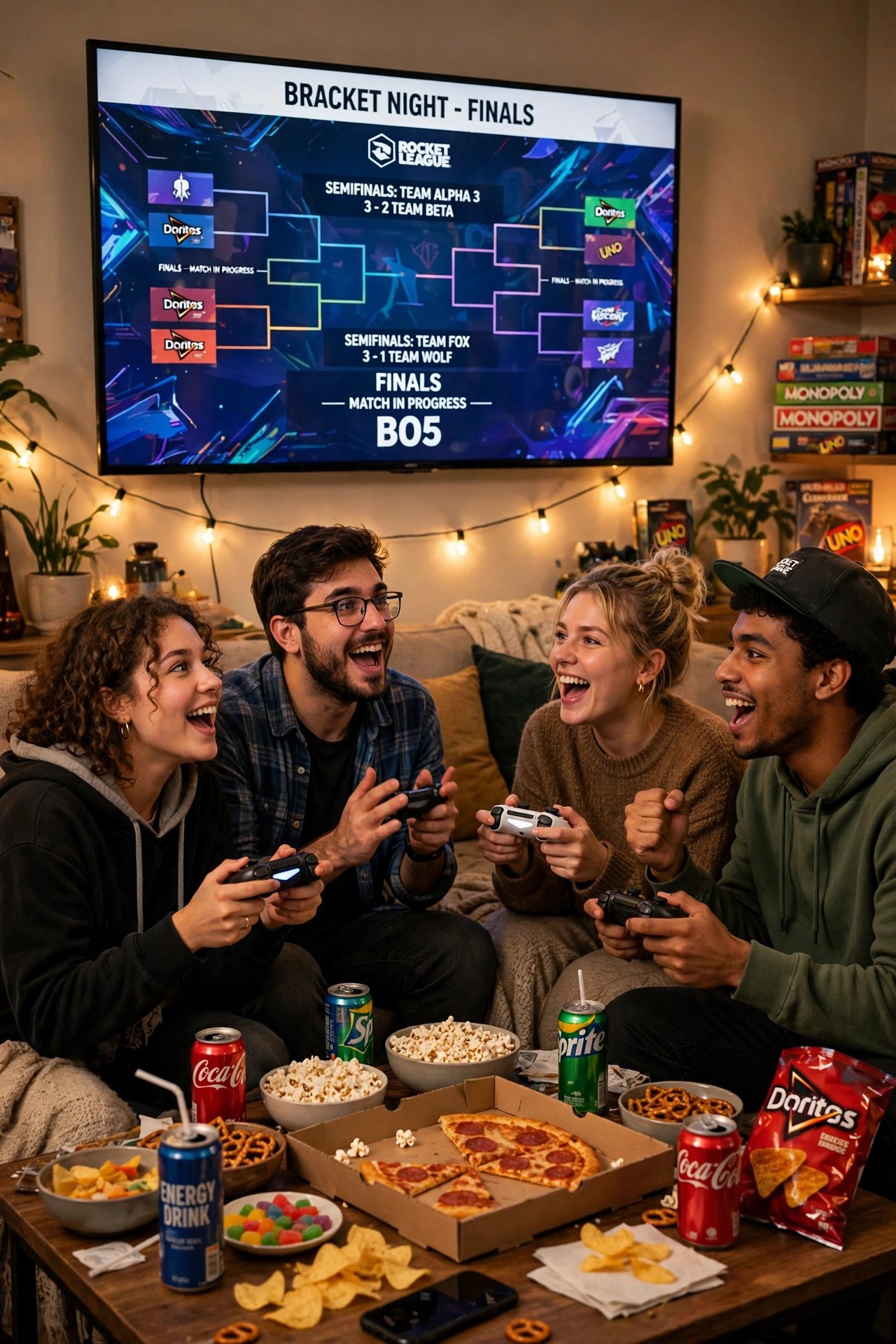 Video Game Bracket Night — bachelor party idea from Bachelor Party on a Budget (2027)