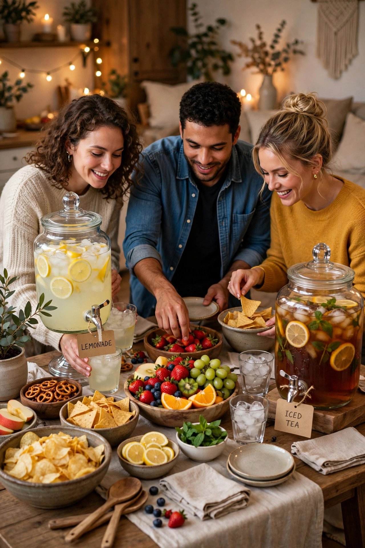 The Snack-Table Drinks Station — bachelor party idea from Bachelor Party on a Budget (2027)