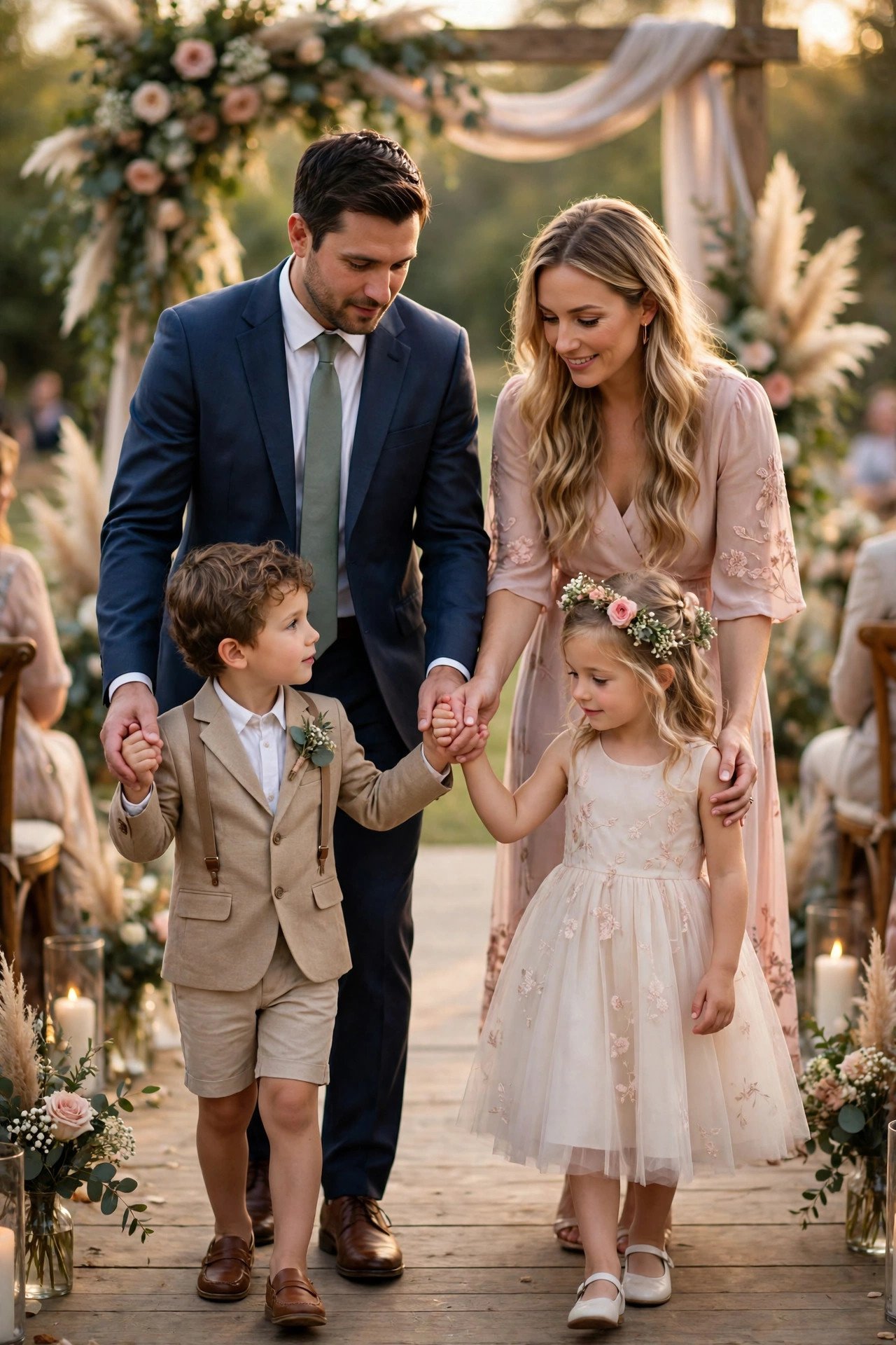 Supervise Your Children Throughout — wedding guest etiquette illustration