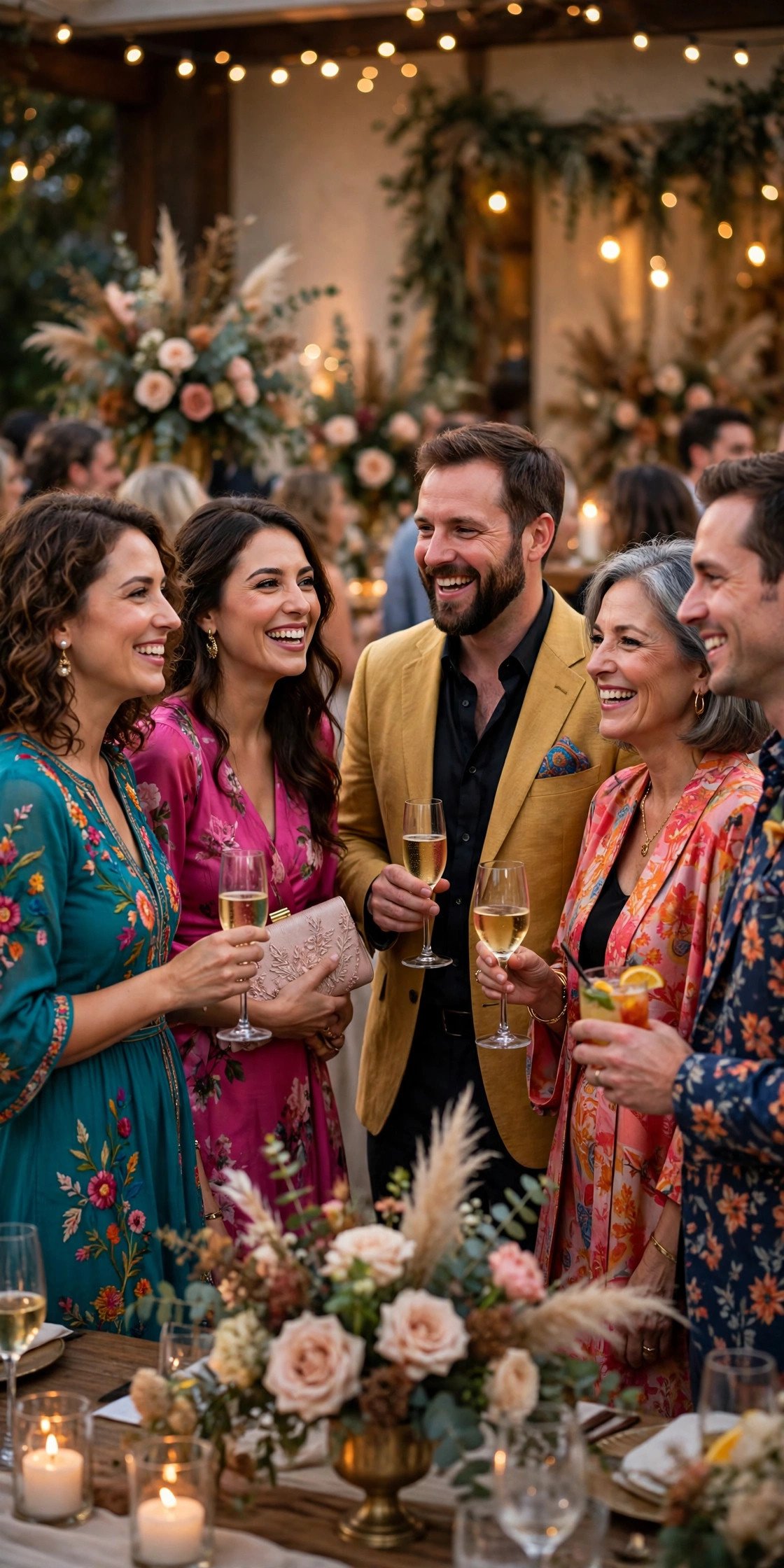 If Another Guest Wears White — wedding guest etiquette illustration