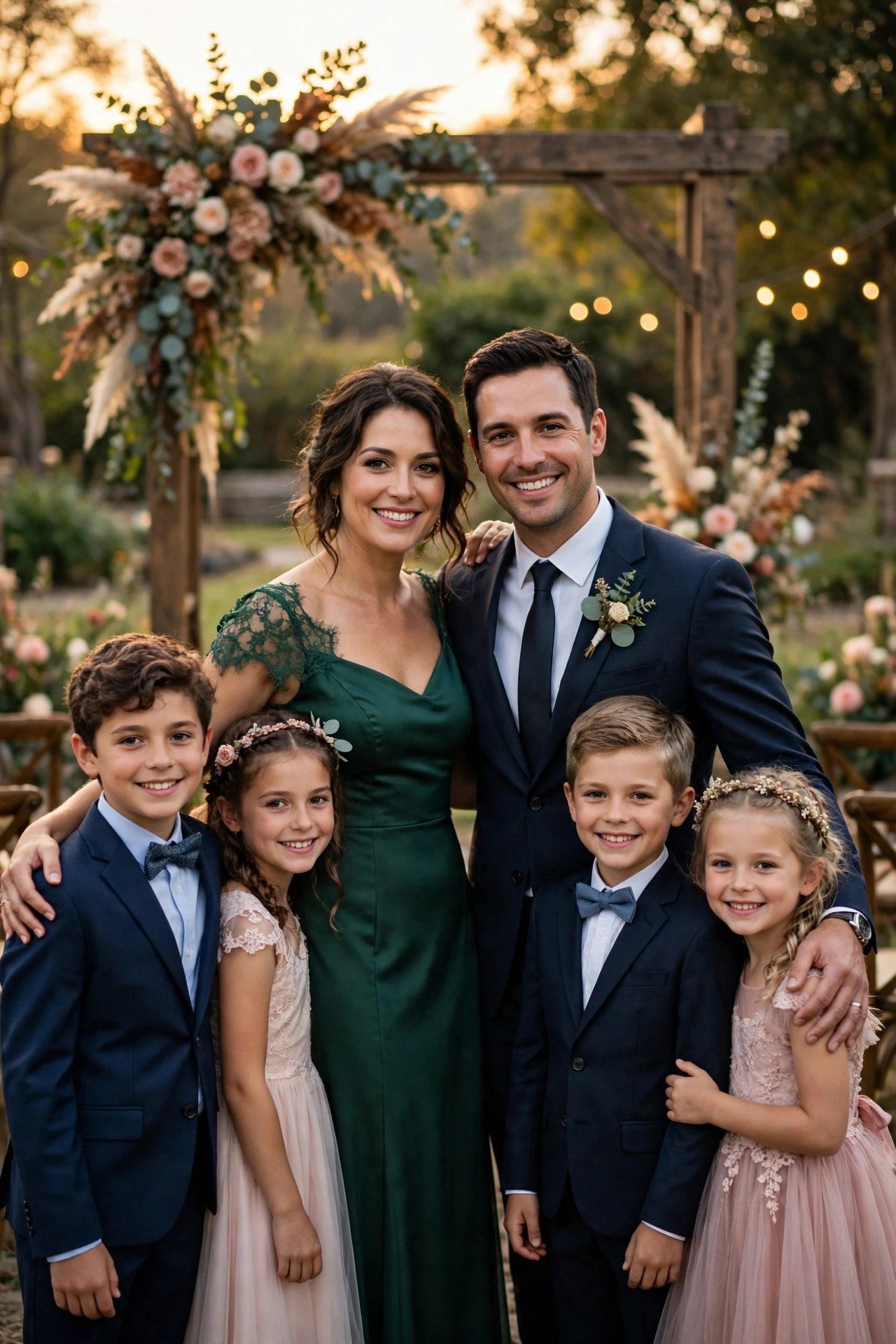 Stepchildren and Blended Families — wedding guest etiquette illustration