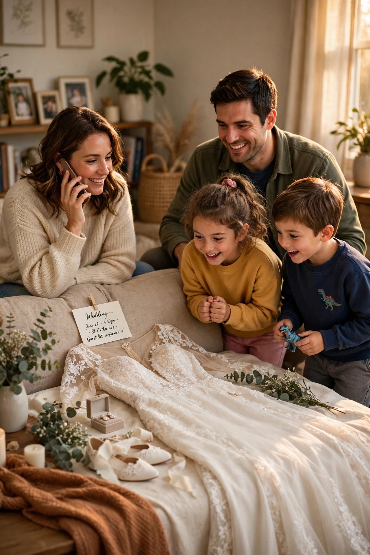 When Your Kids Are Invited: Confirm Details — wedding guest etiquette illustration