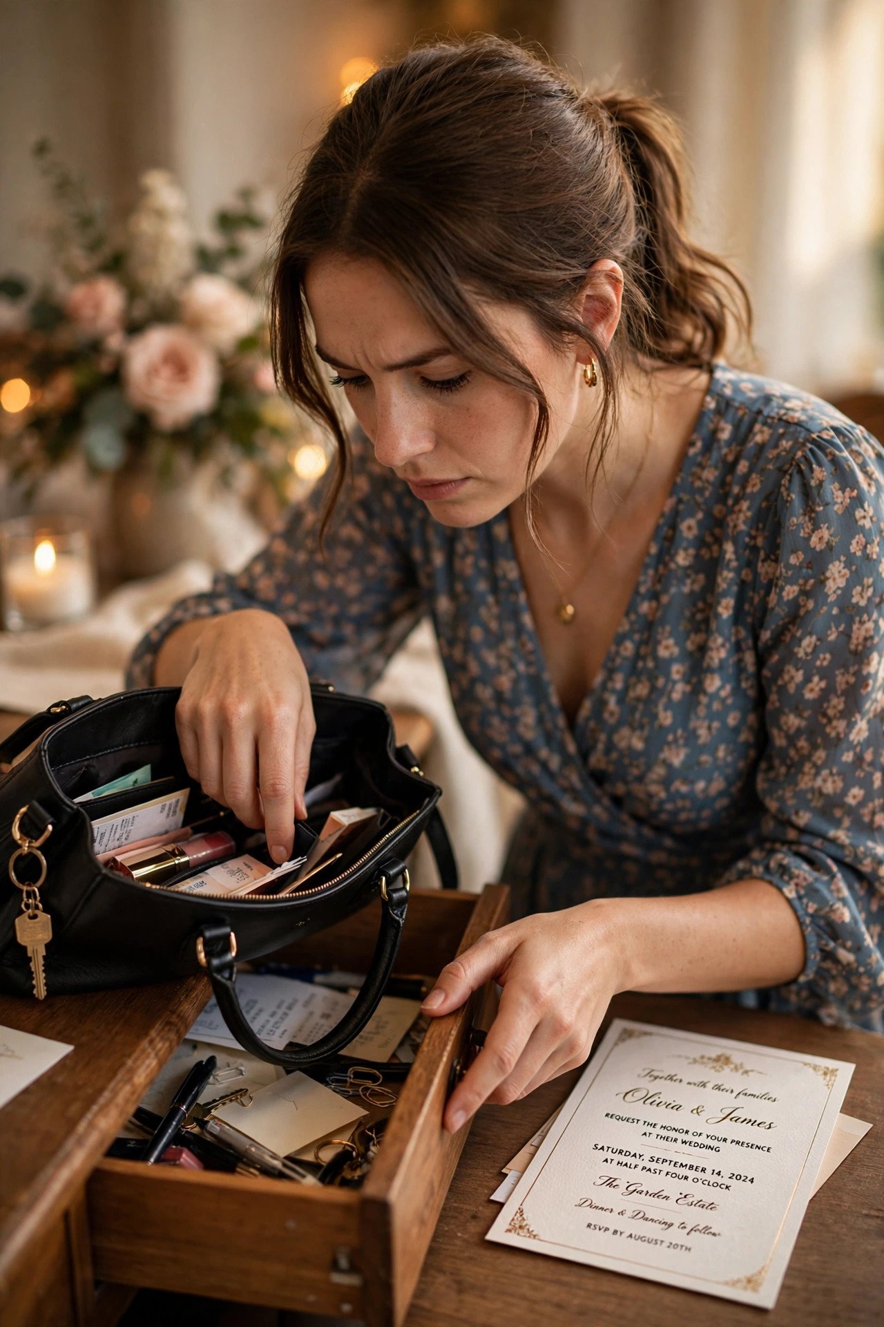 Step 21: Lost Your Card or Link? — wedding guest etiquette illustration