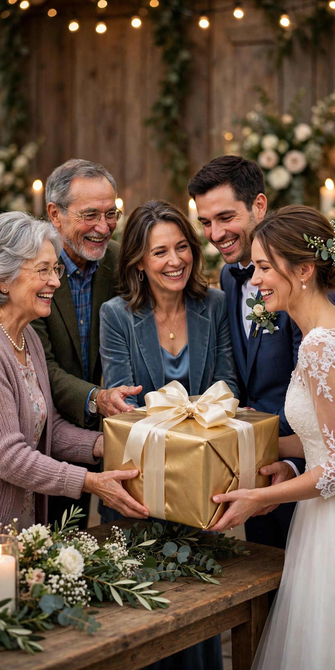 Wedding gift amount guide chart — Tier 7 — Parents and Grandparents: $250+