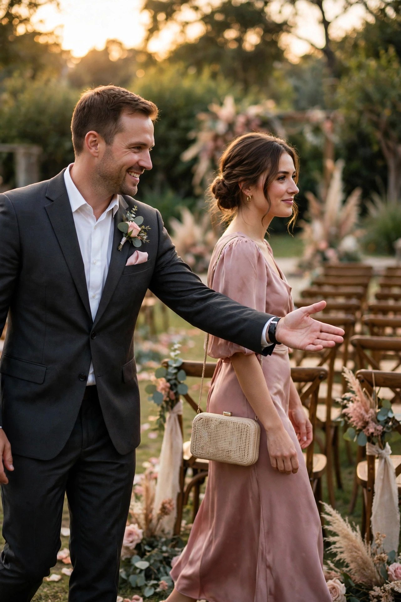 Wedding ceremony etiquette for guests — DO Sit Where the Ushers Guide You