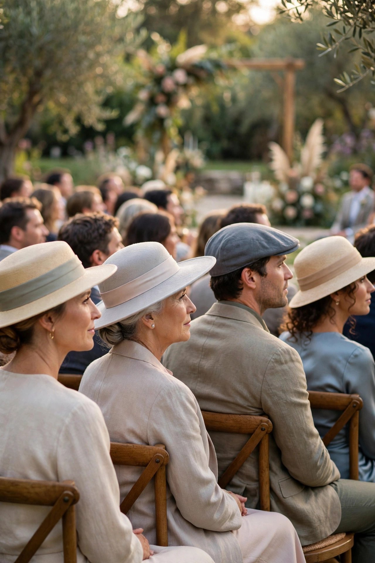 Wedding ceremony etiquette for guests — DON'T Wear Anything That Rustles or Blocks