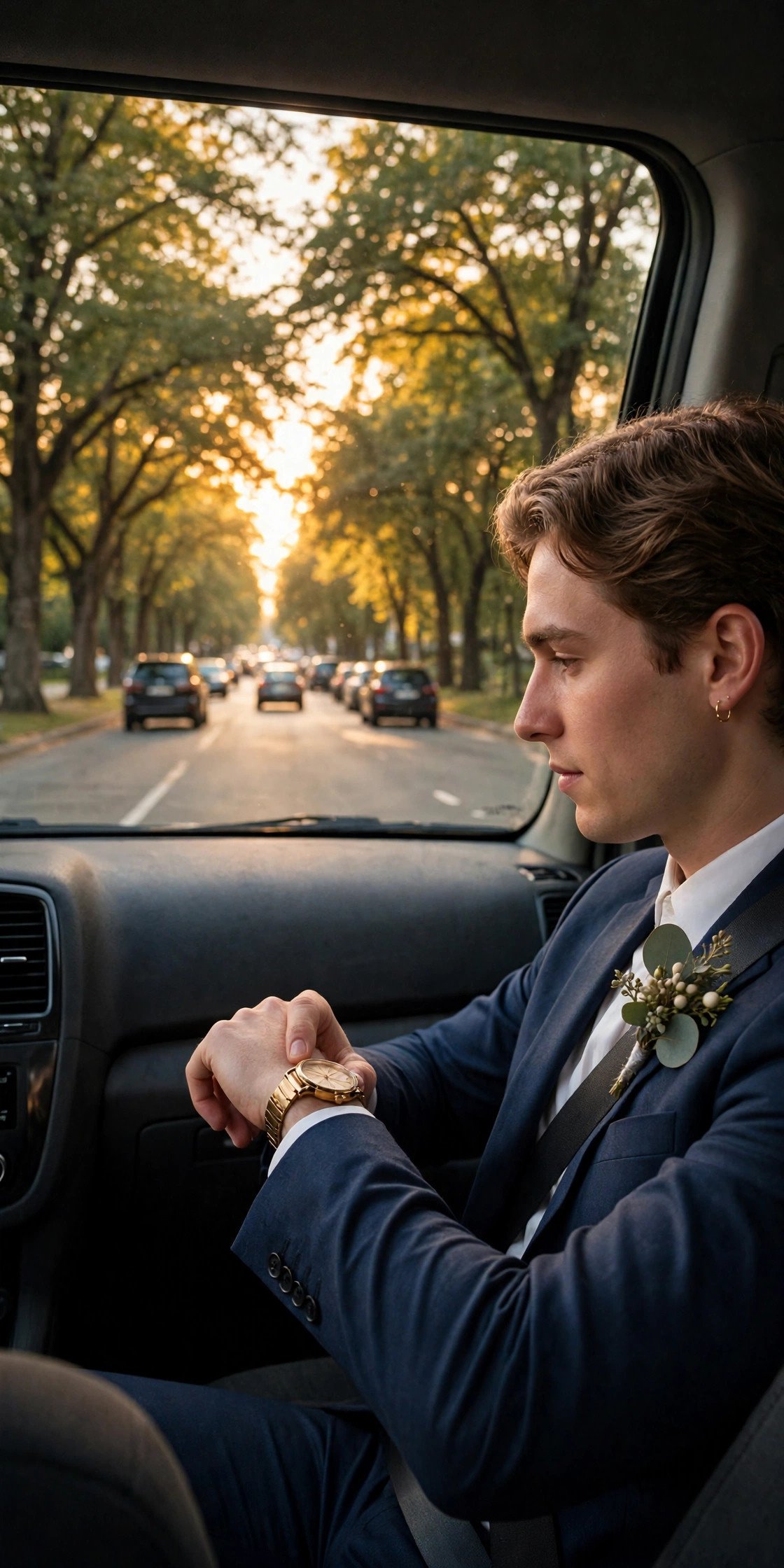 What time to arrive at a wedding — Traffic Apps Lie Optimistically