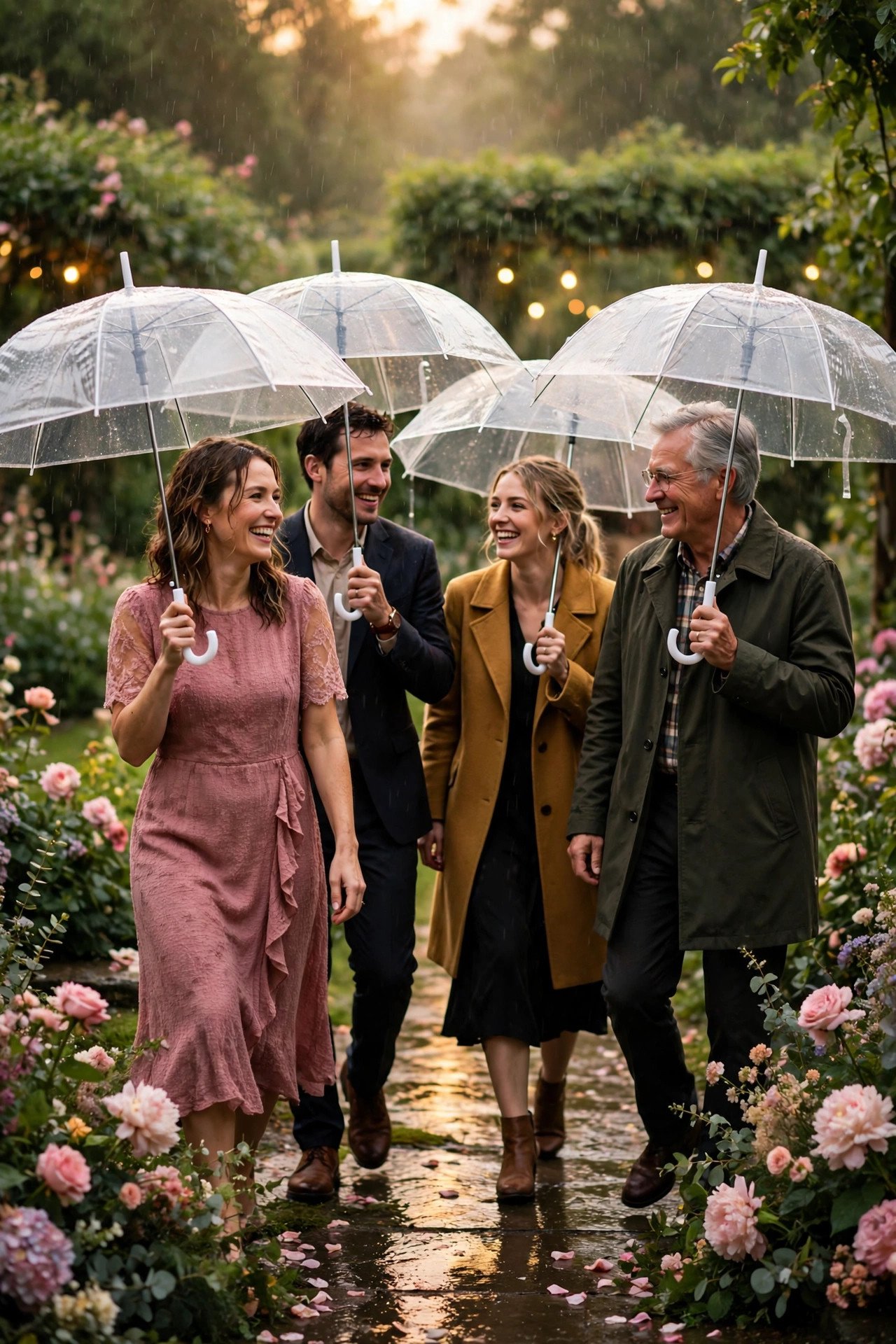 What time to arrive at a wedding — Weather Doubles Everything