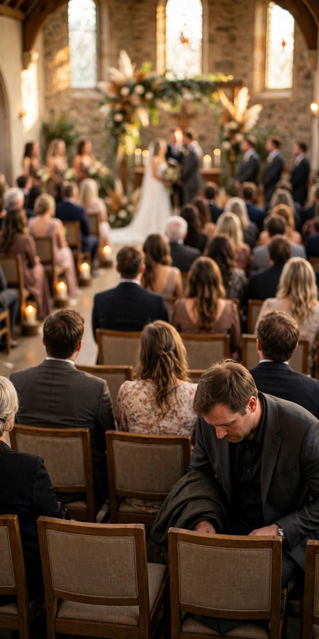 What time to arrive at a wedding — Late Arrival Protocol: Back and Quiet