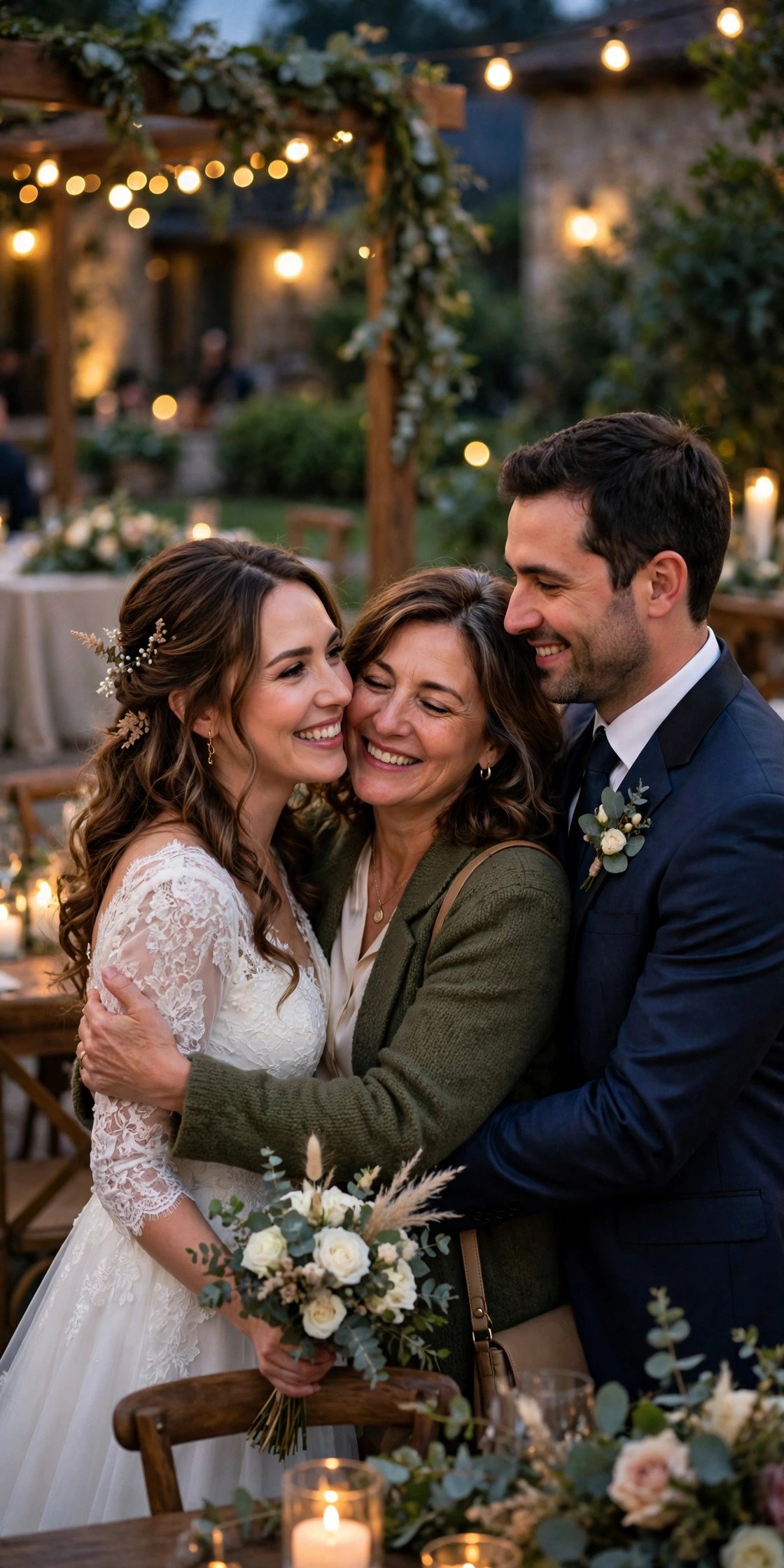 Say Goodbye Briefly and Warmly — wedding guest etiquette illustrated