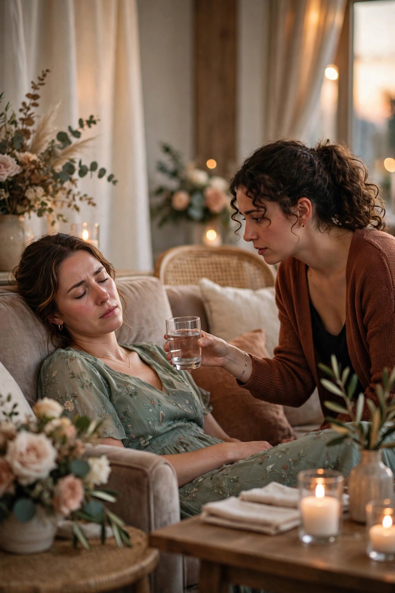 Feeling Unwell Trumps Everything — wedding guest etiquette illustrated