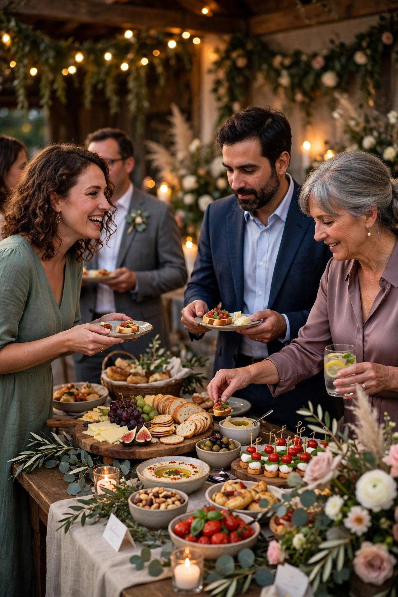 Eat Before You Drink Anything — wedding guest etiquette illustrated
