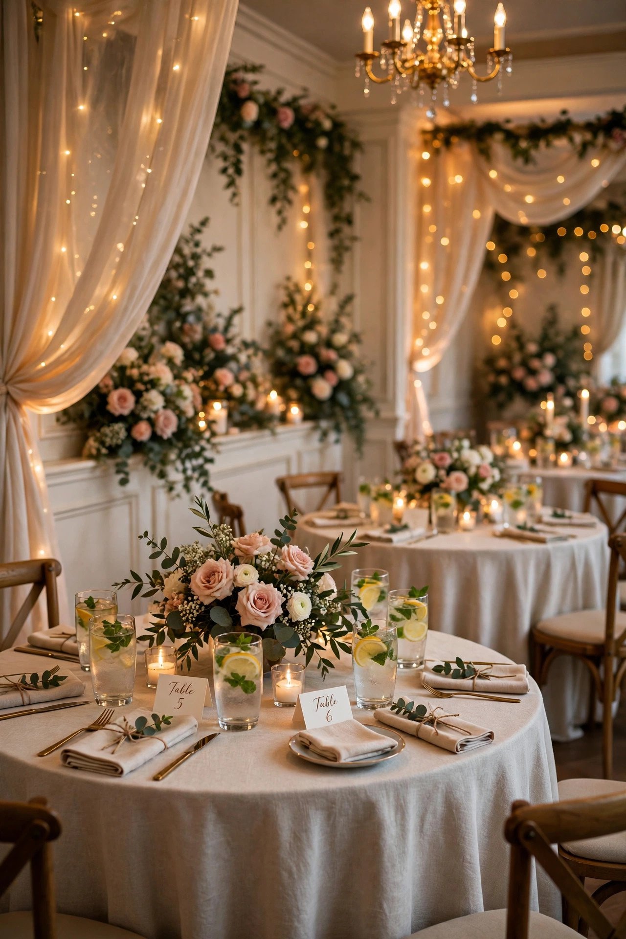 Glassware Stays in the Reception Space — wedding guest etiquette illustrated