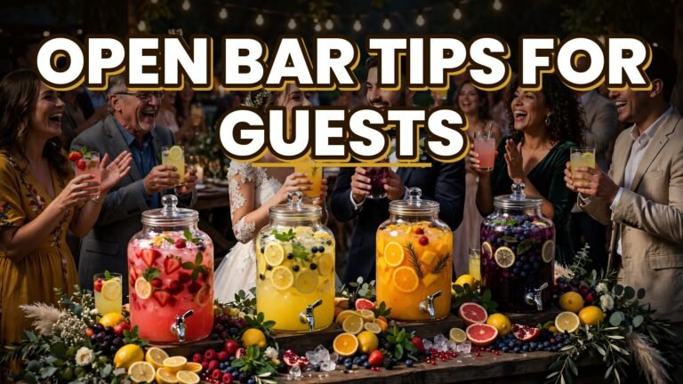 Open Bar Tips for Guests (2027)