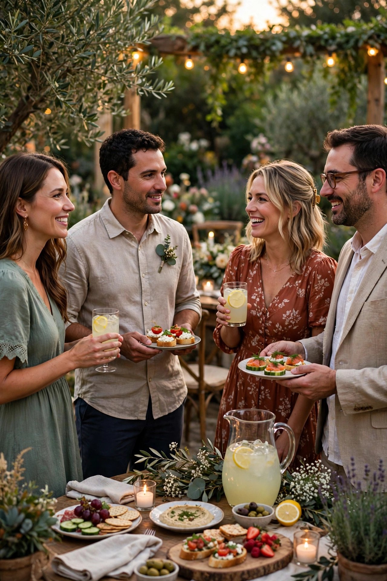 Beware the Cocktail-Hour Sprint — wedding guest etiquette illustrated