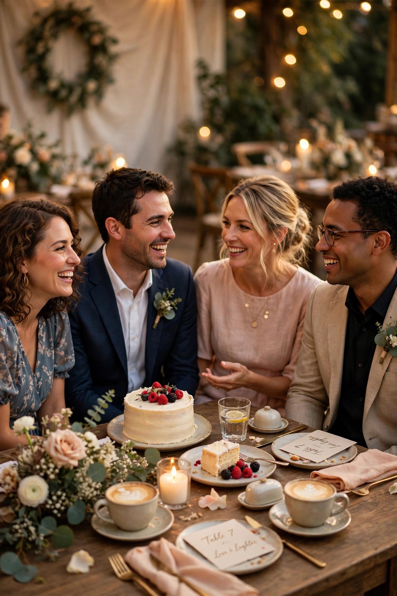 Do Not Complain at the Bar Either — wedding guest etiquette illustrated