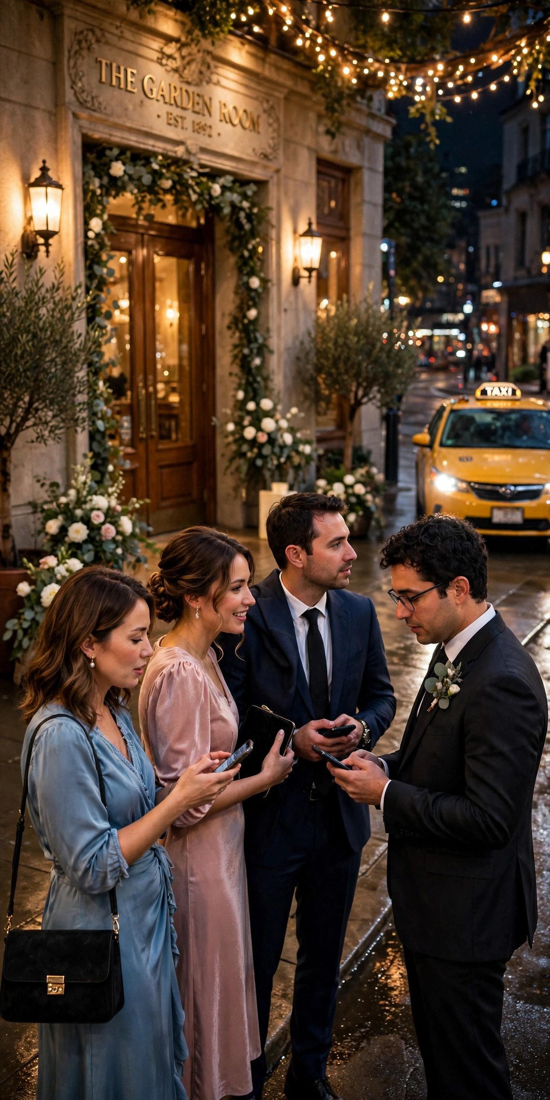 Plan Your Ride Home Regardless — wedding guest etiquette illustrated