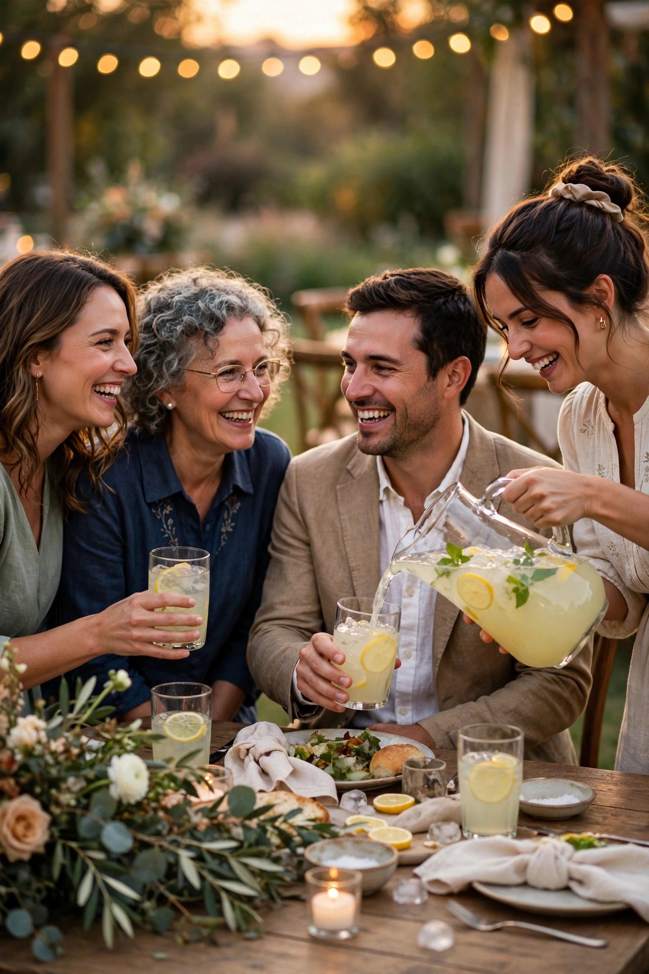 Share a Bottle Where Offered — wedding guest etiquette illustrated