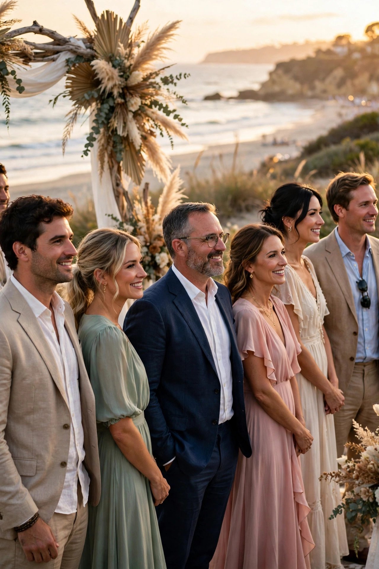 Decode 'Beach Formal' Correctly — wedding guest etiquette illustrated