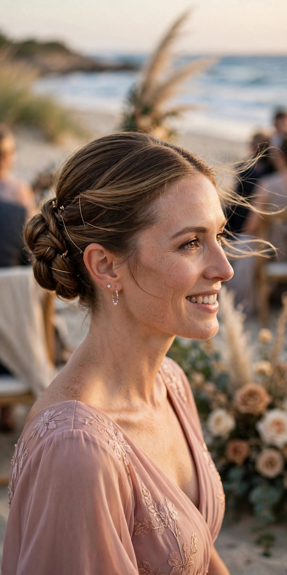 Wind-Proof Your Hair Plan — wedding guest etiquette illustrated