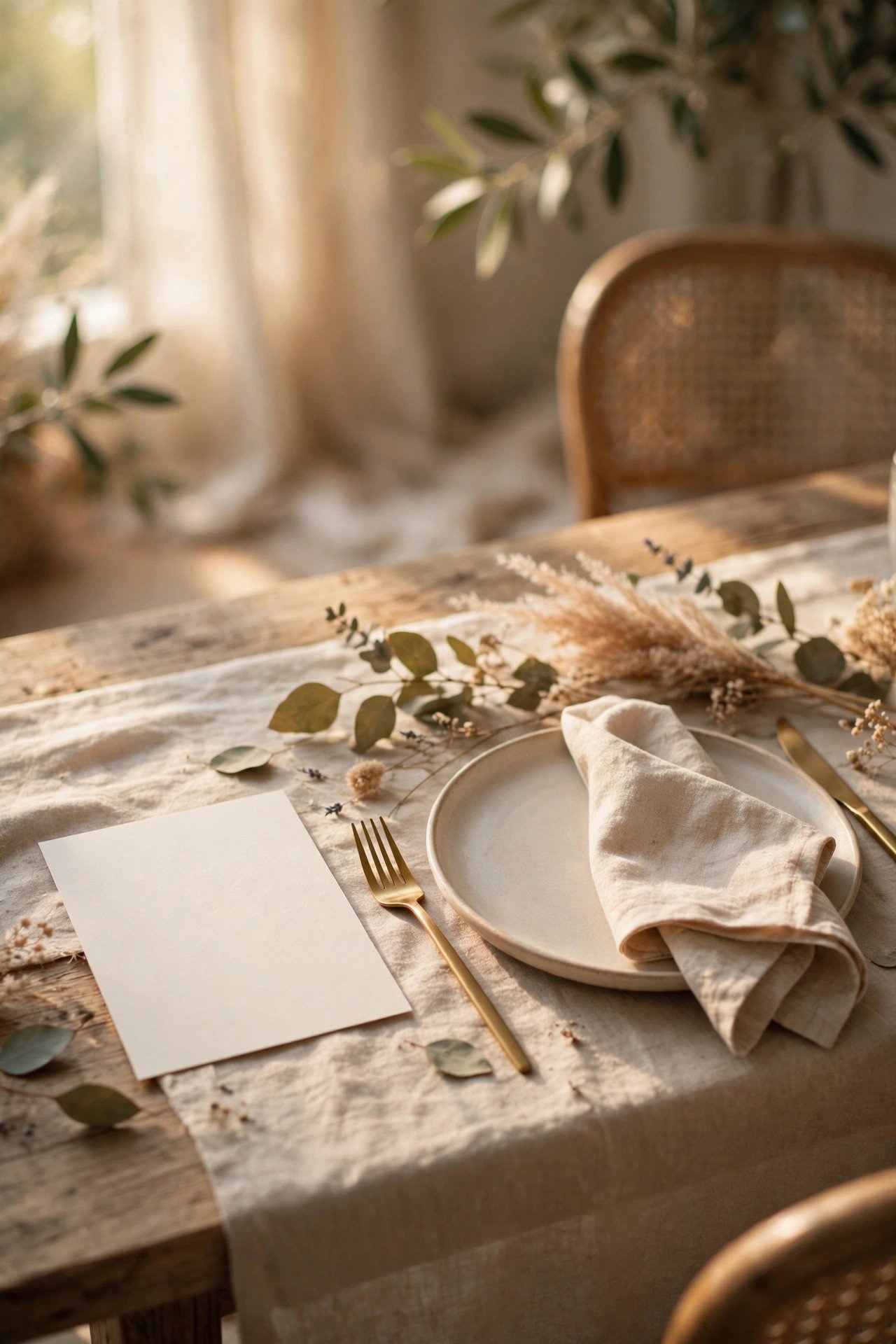 Single invitation card with one name written on it