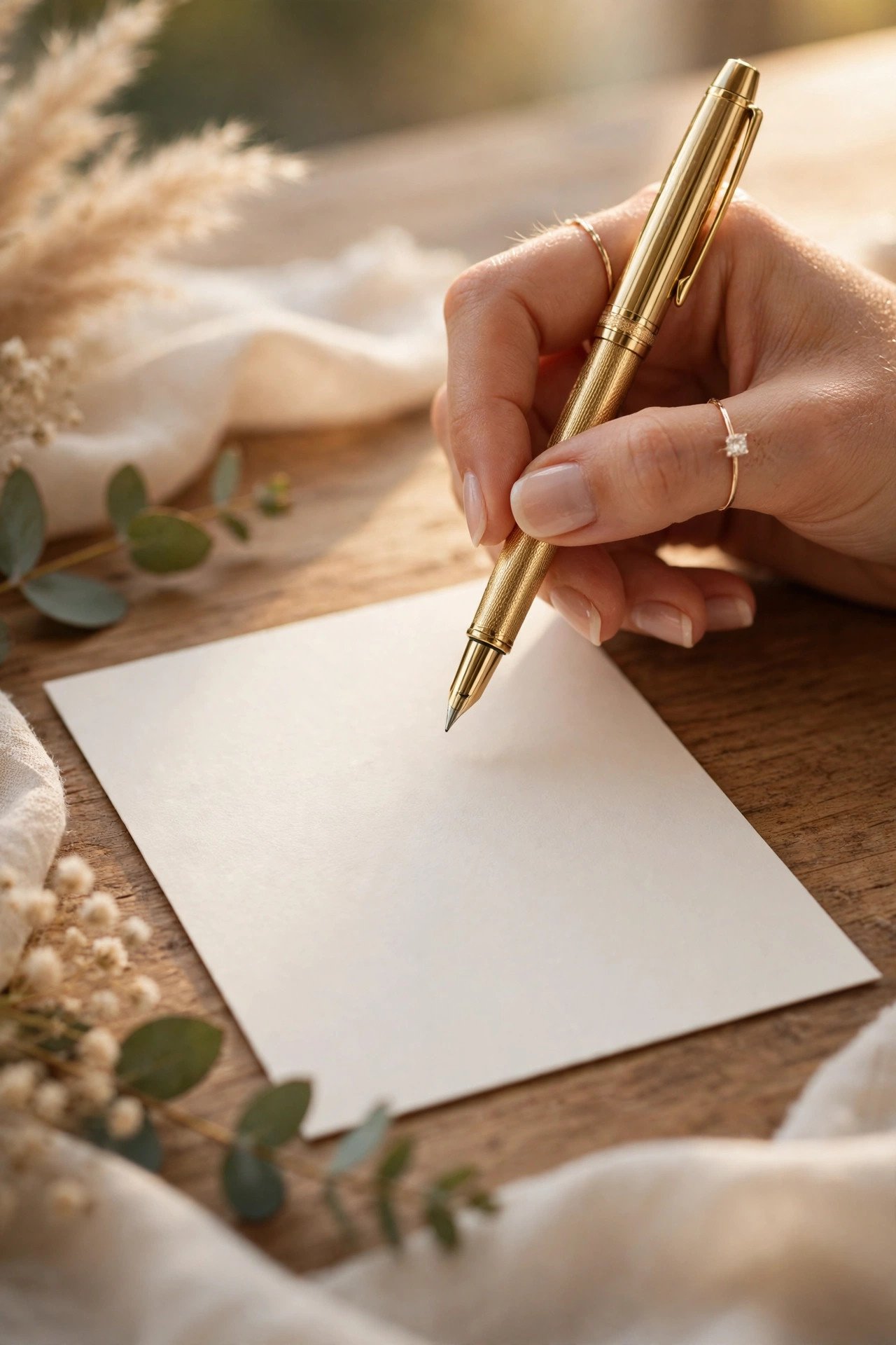 The Two-Sentence Formula — wedding guest etiquette card writing guide for 2027