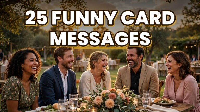 25 Funny Card Messages (2027)