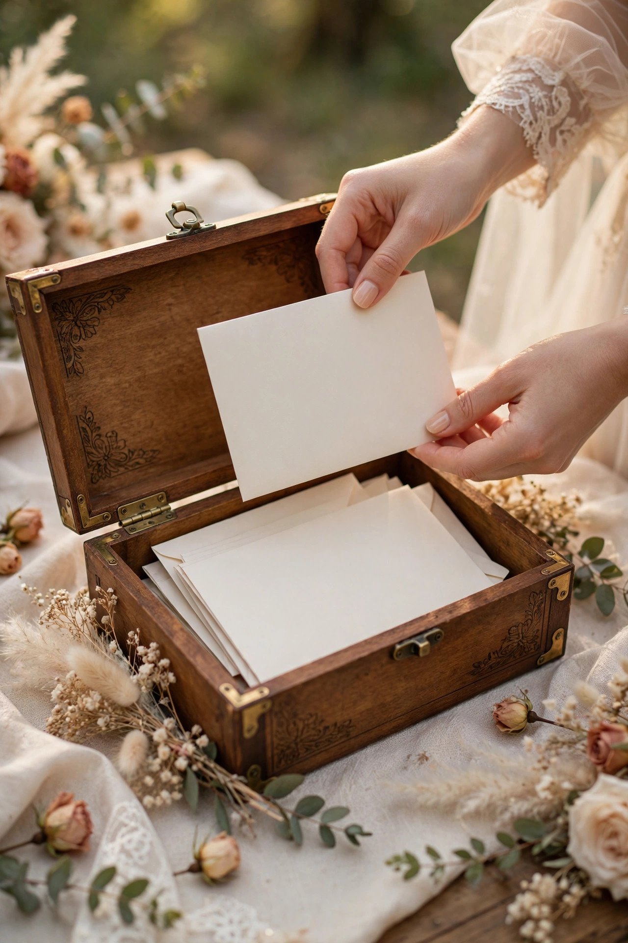 Time capsule message form for a first anniversary reveal