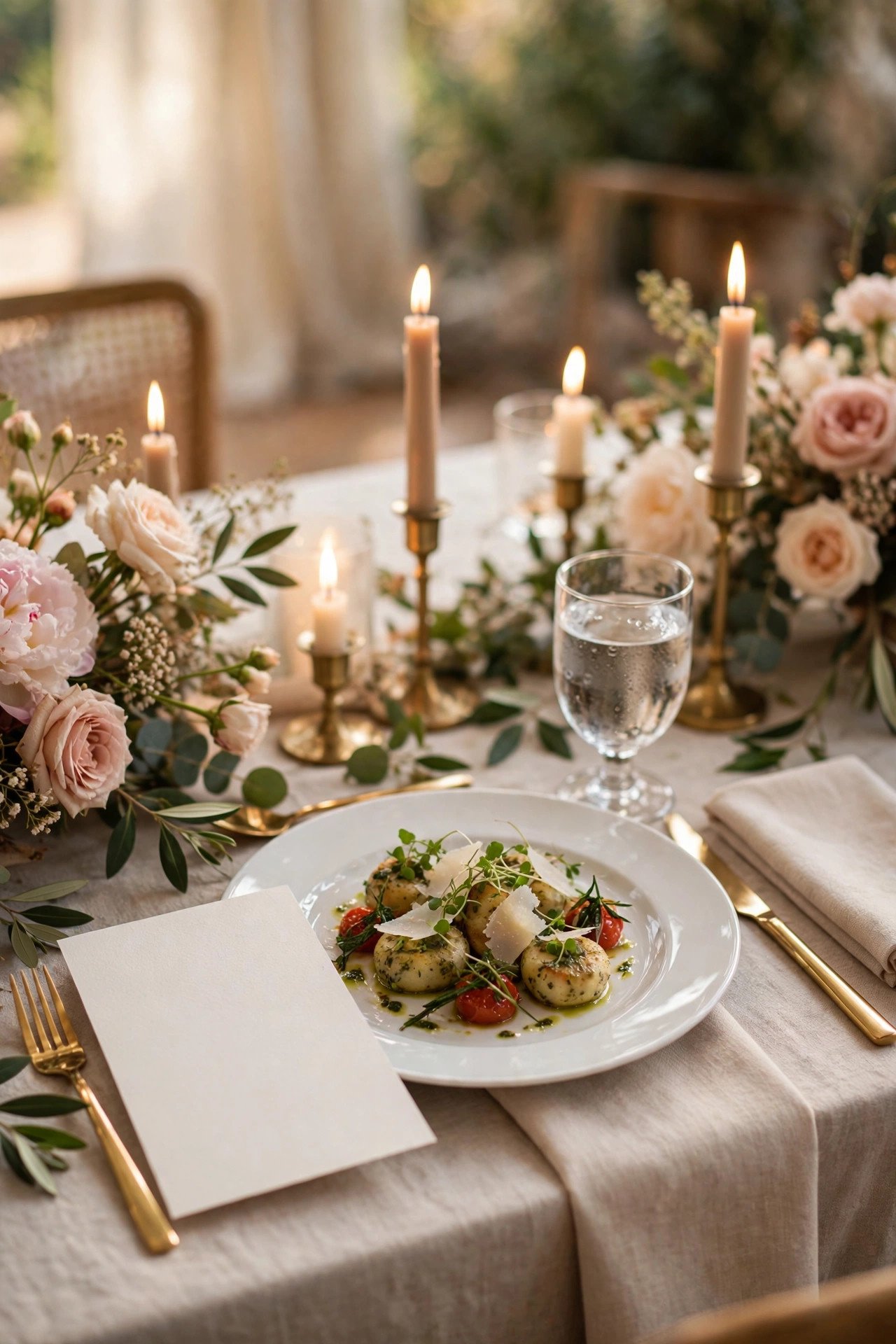 Menu preview wording with a dietary promise