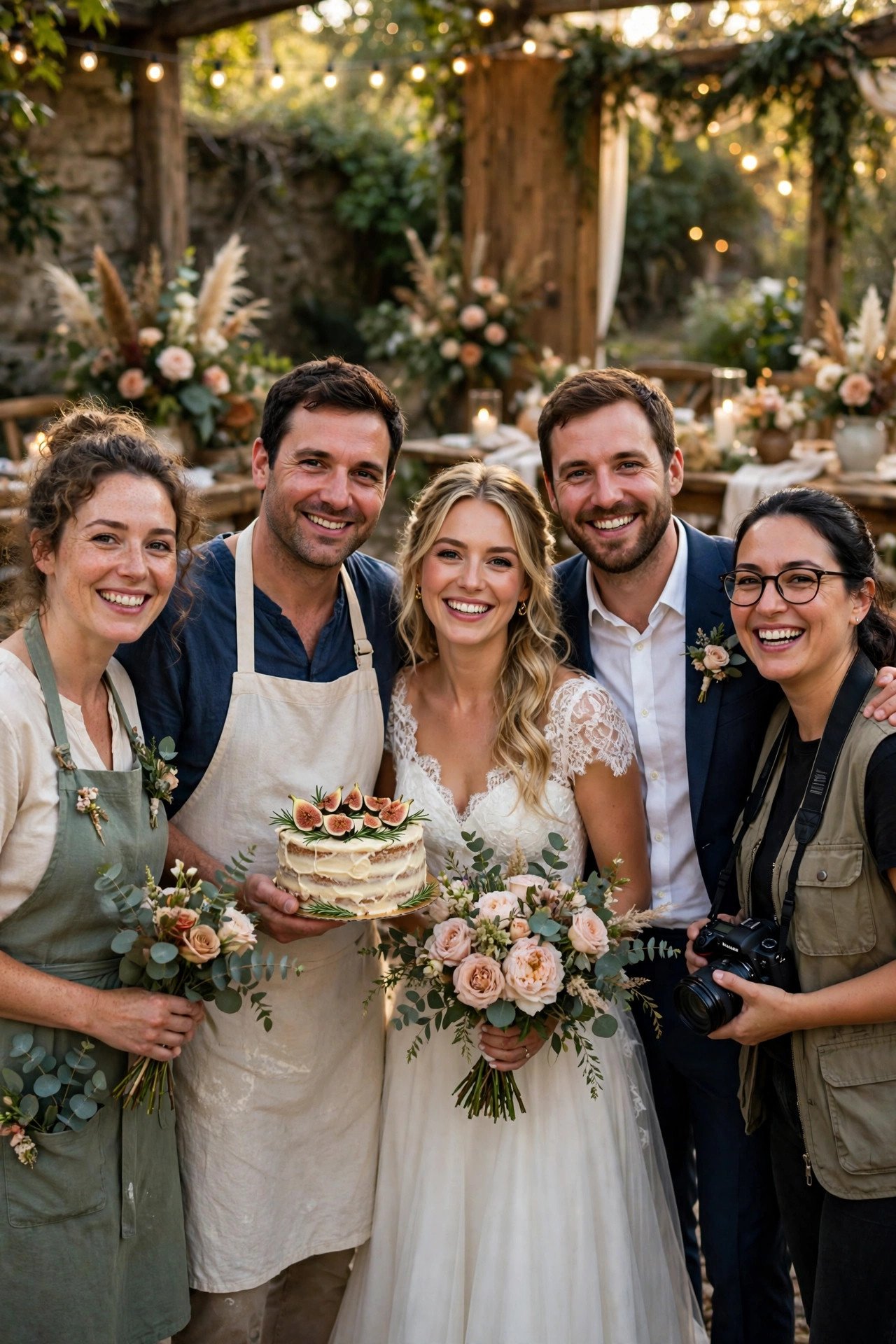 Tagging Vendors and Venue — wedding announcement Instagram post idea