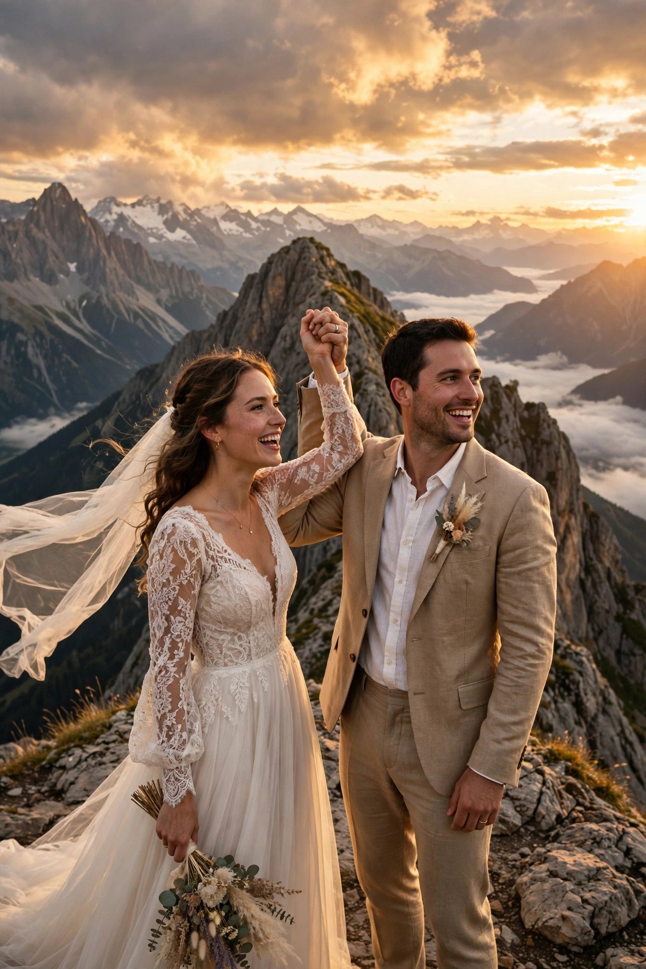 Elopement Reveal on Instagram — wedding announcement Instagram post idea