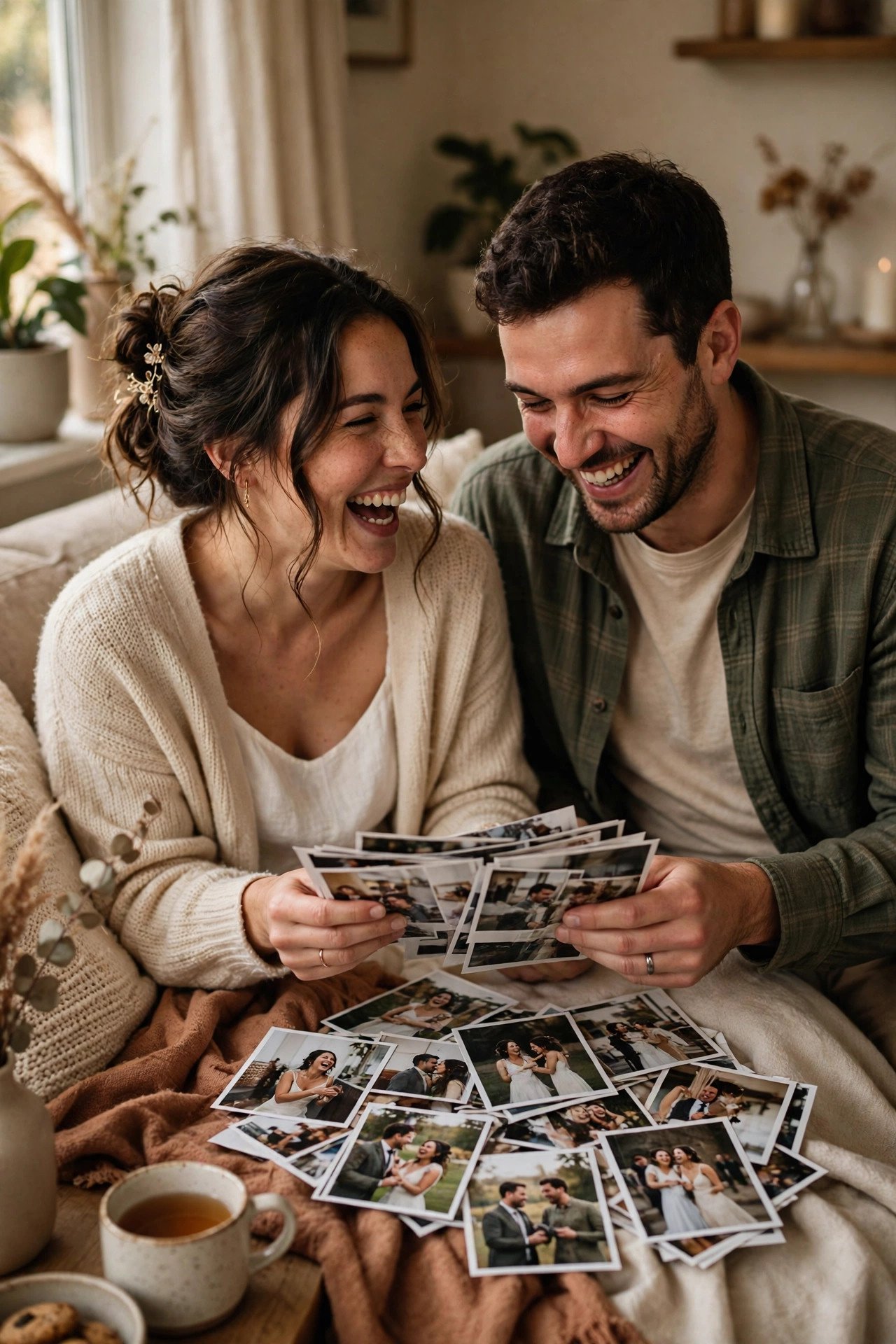 One-Week-Later Photo Dump — wedding announcement Instagram post idea
