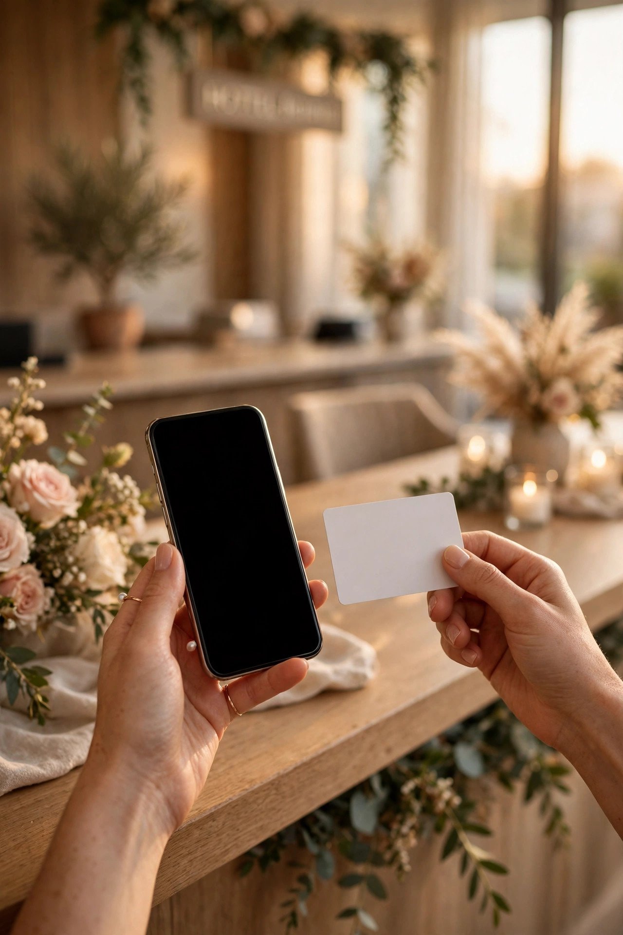 How to Share the Booking Code — accommodation wording example for a wedding website