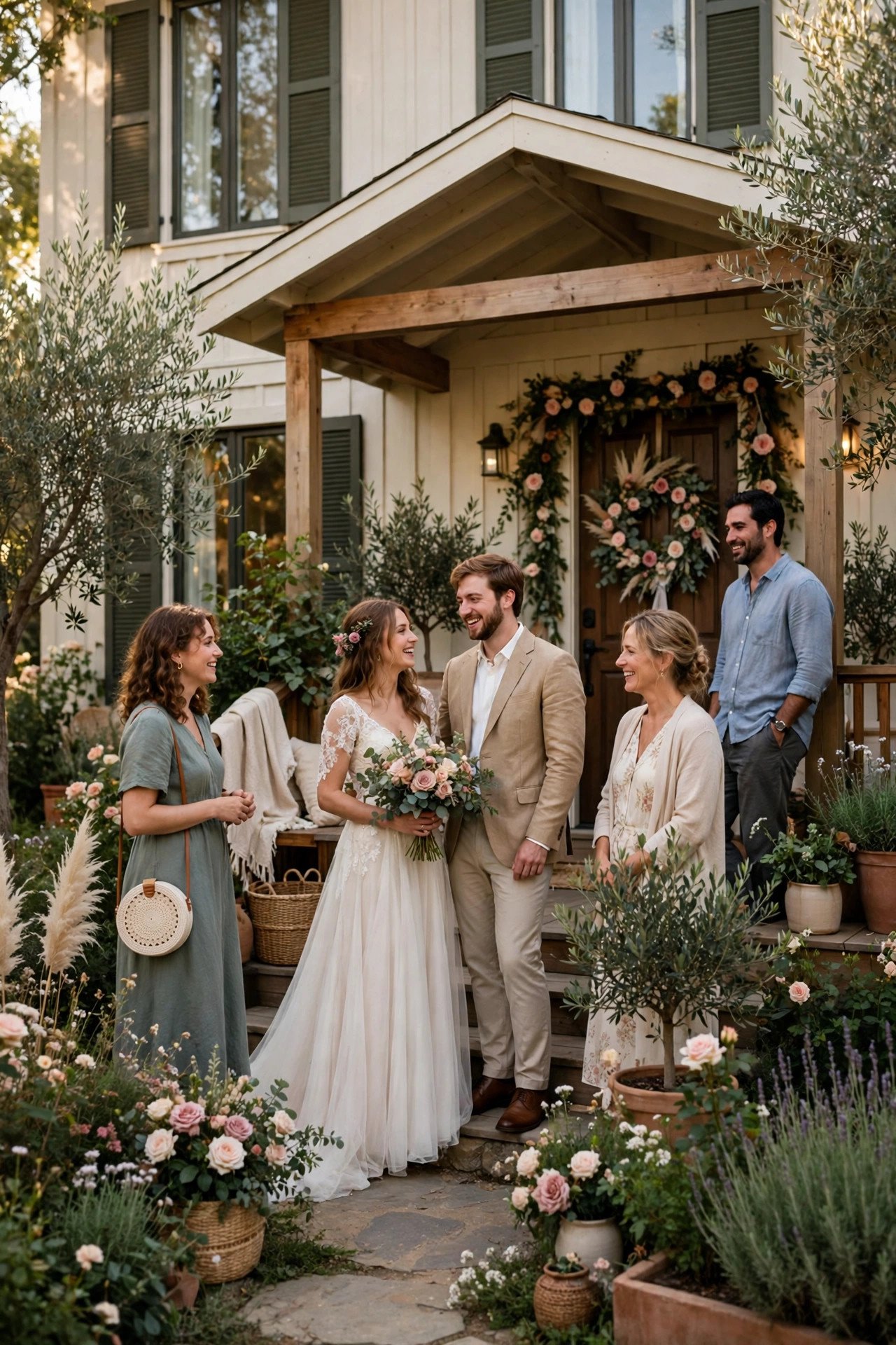 Vacation Rental Wording — accommodation wording example for a wedding website