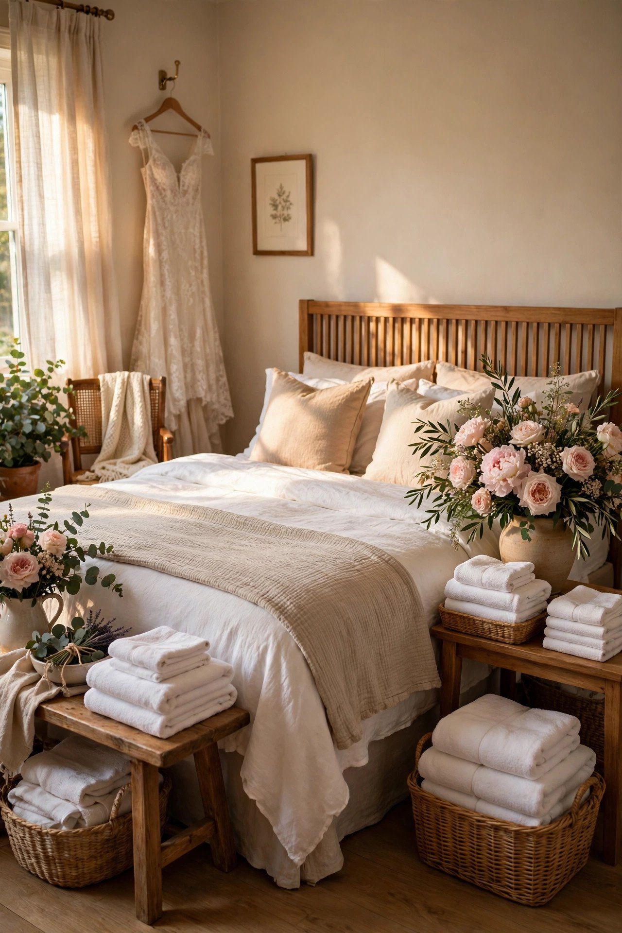 Wording for Staying With Family — accommodation wording example for a wedding website
