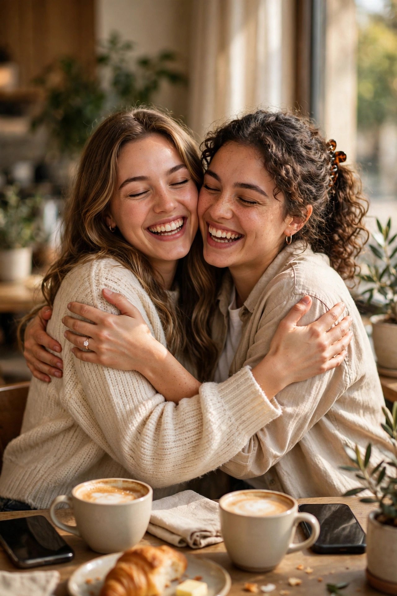 Best Friends Before the Group Chat — announcement etiquette moment between a couple and their family