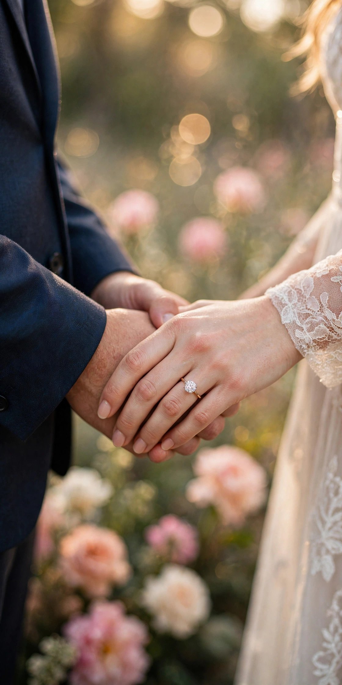 The Engagement Announcement Photo — announcement etiquette moment between a couple and their family