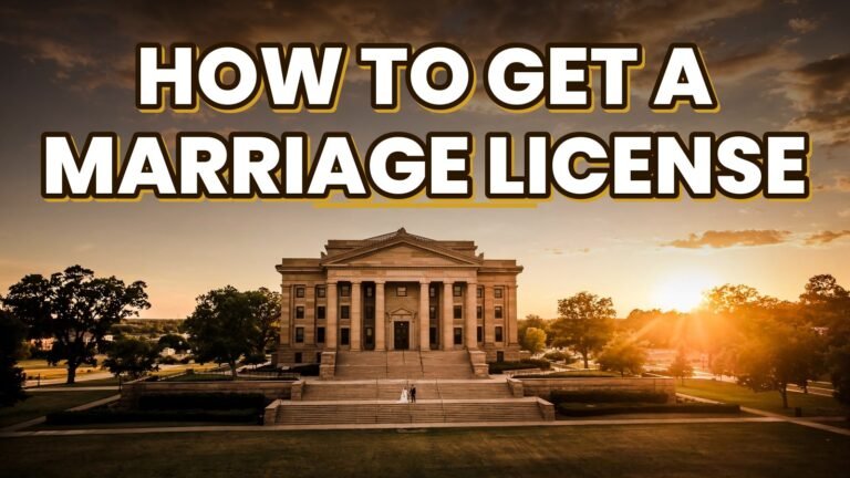How to Get a Marriage License (2027)