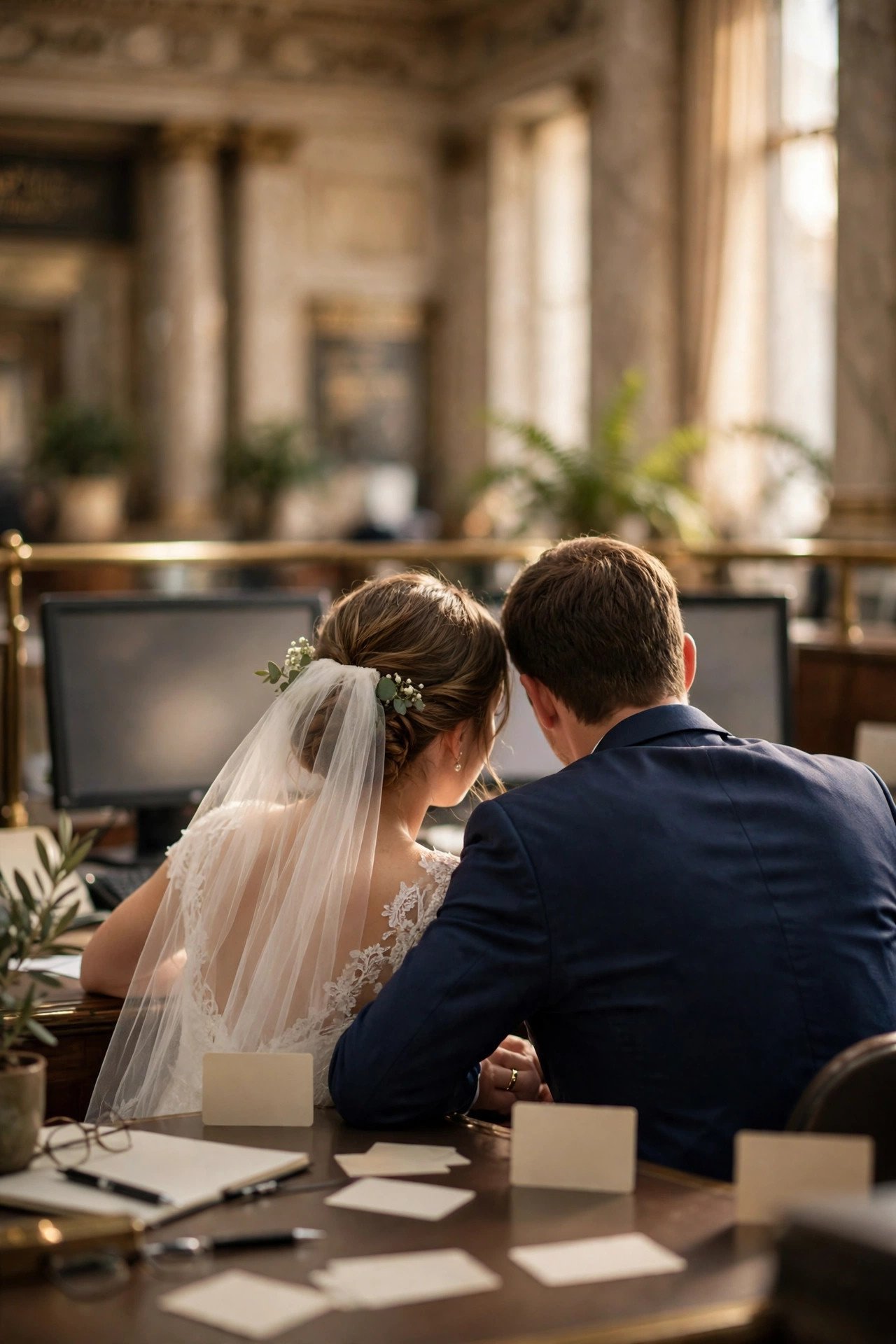 Bank Accounts and Cards — after-wedding name change checklist step for newlyweds
