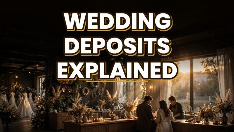 Wedding Deposits Explained (2027)