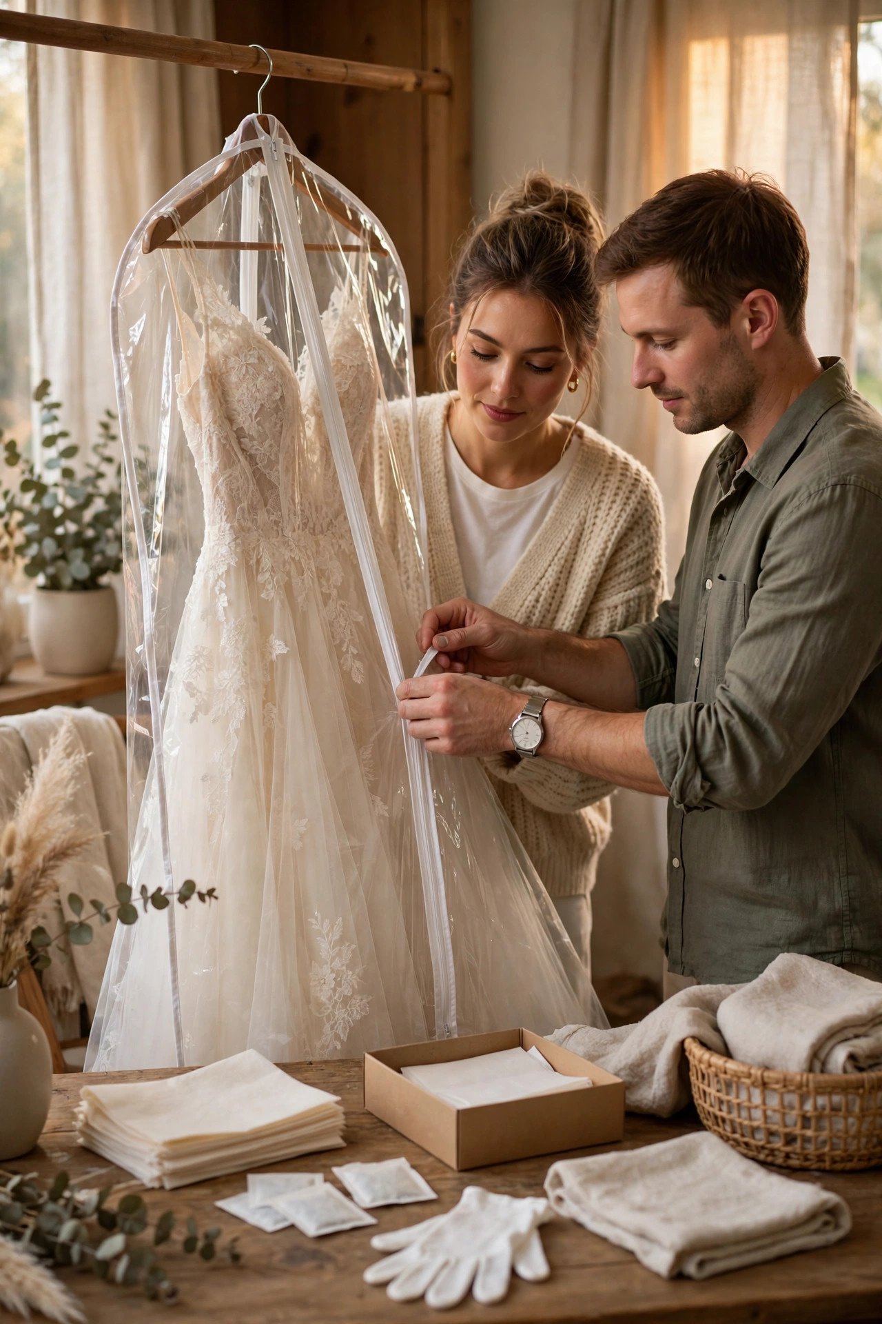 Post-wedding task: clean and Preserve Your Dress — closing out the wedding to-do list