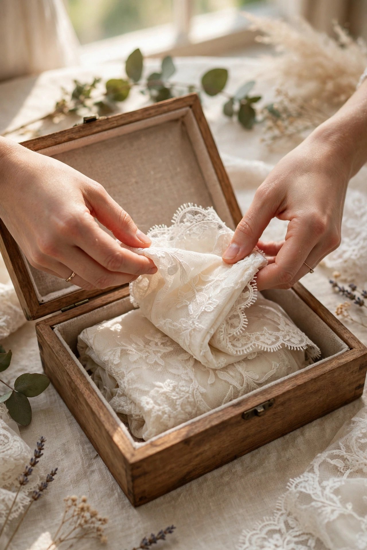 Donate Fabric to Keepsake and Memory Makers — wedding dress donation guide photo