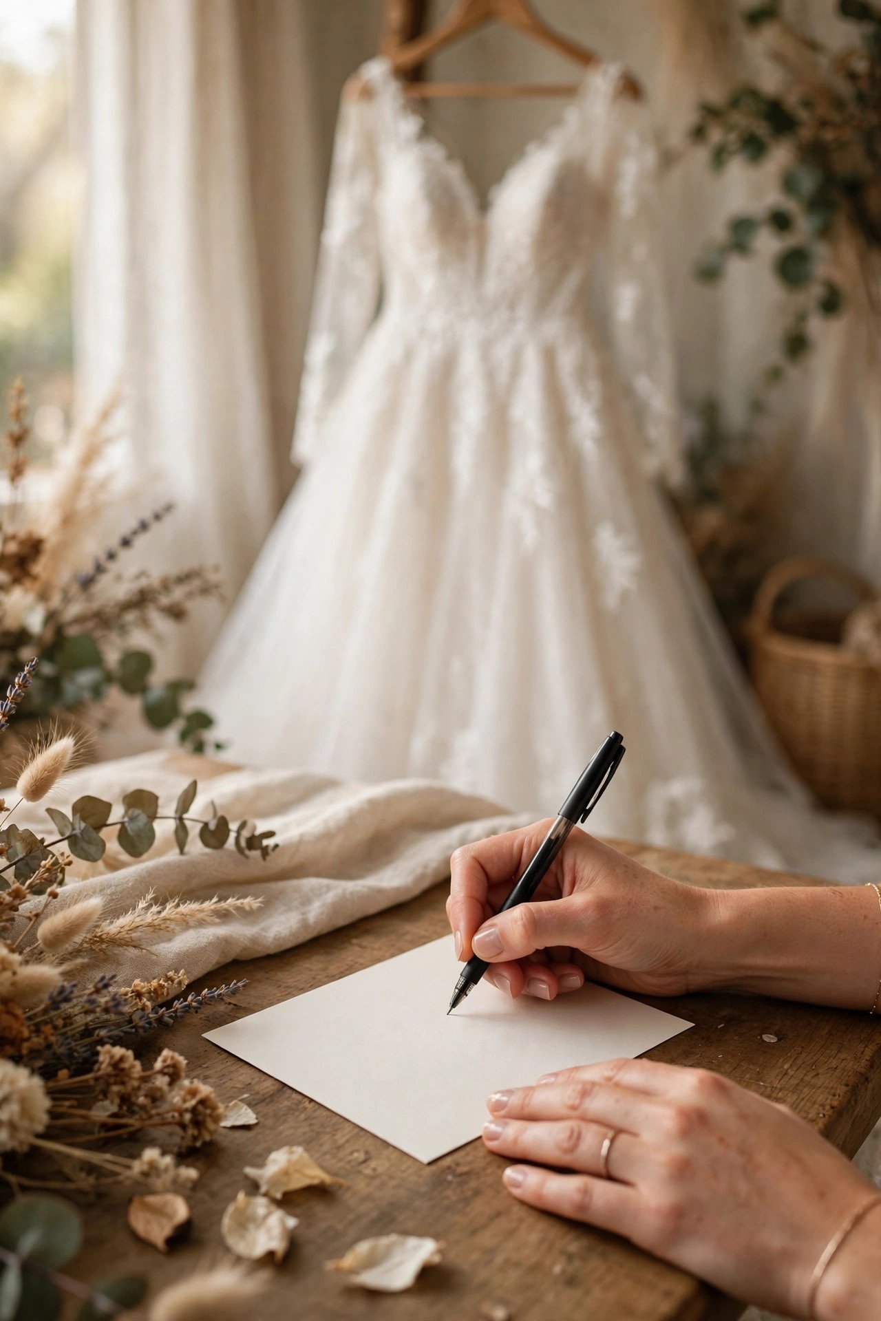 Write a Note to the Dress's Next Chapter — wedding dress donation guide photo