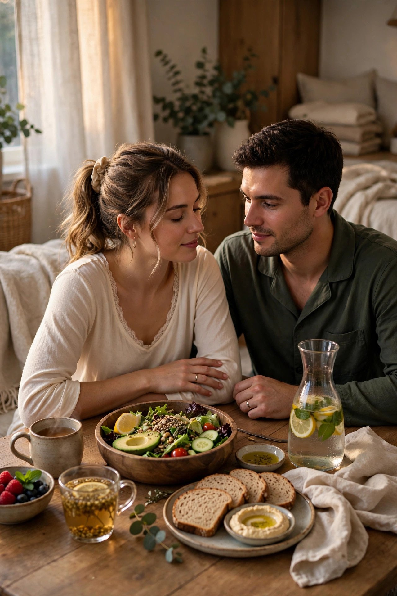 Rest Your Body From Celebration Food and Late Nights — gentle newlywed wellbeing photo
