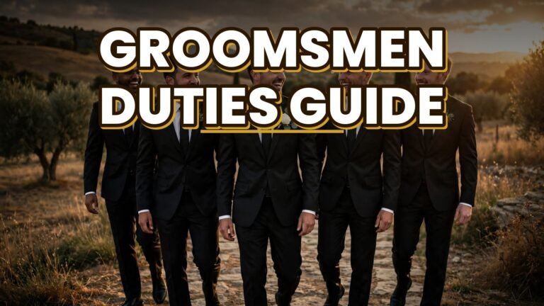 Groomsmen Duties Guide (2027)