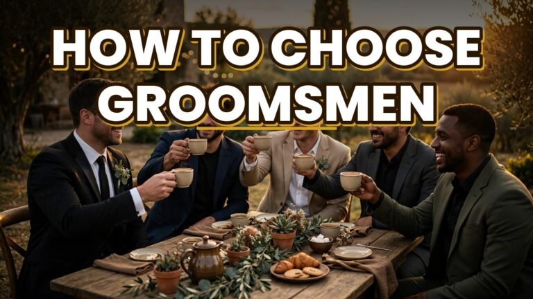 How to Choose Groomsmen (2027)