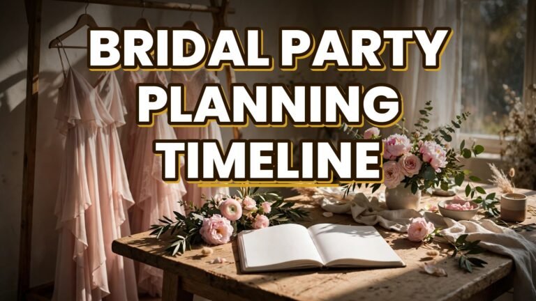 Bridal Party Planning Timeline (2027)