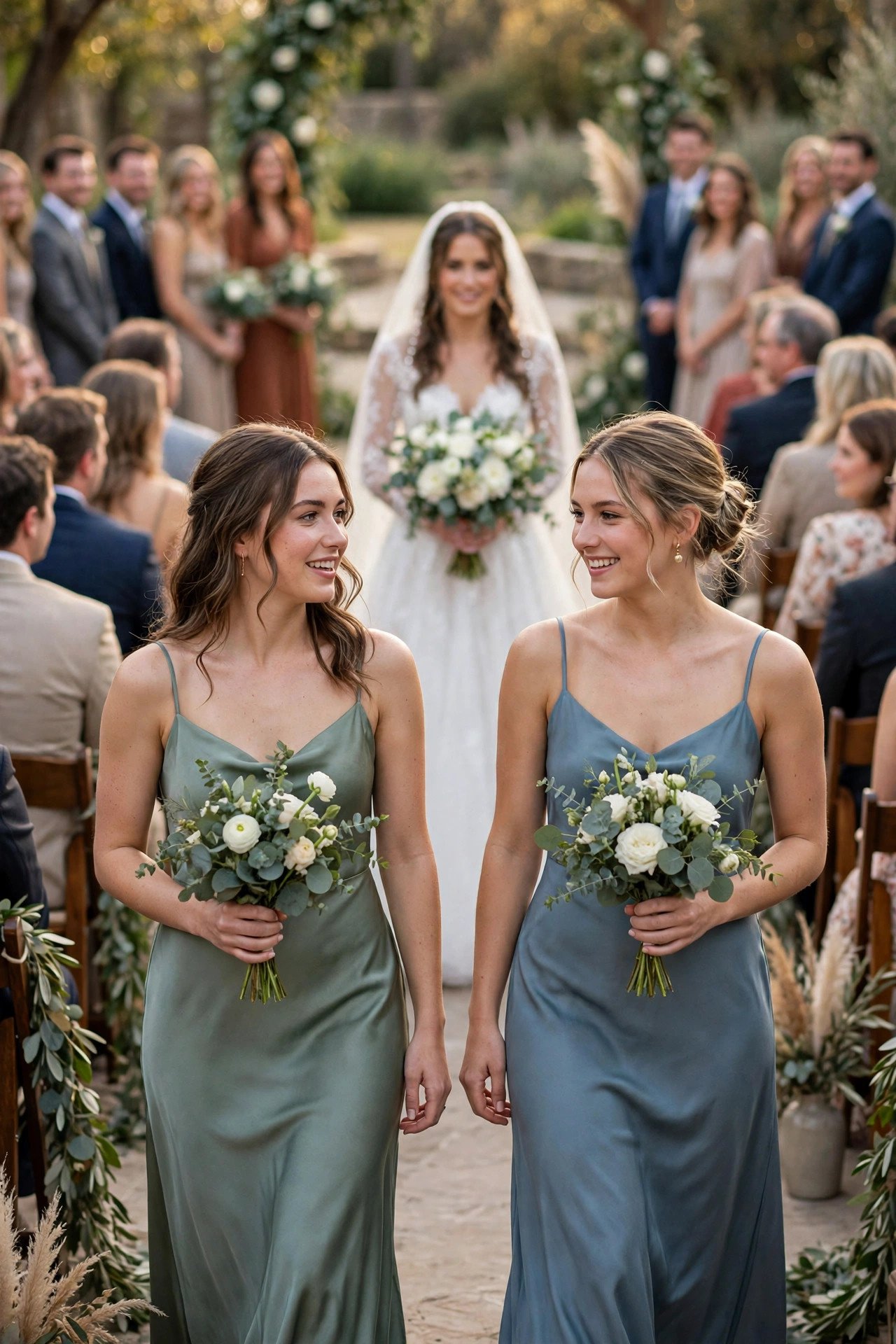 Processional Order With Two — bridal party guidance for a 2027 wedding