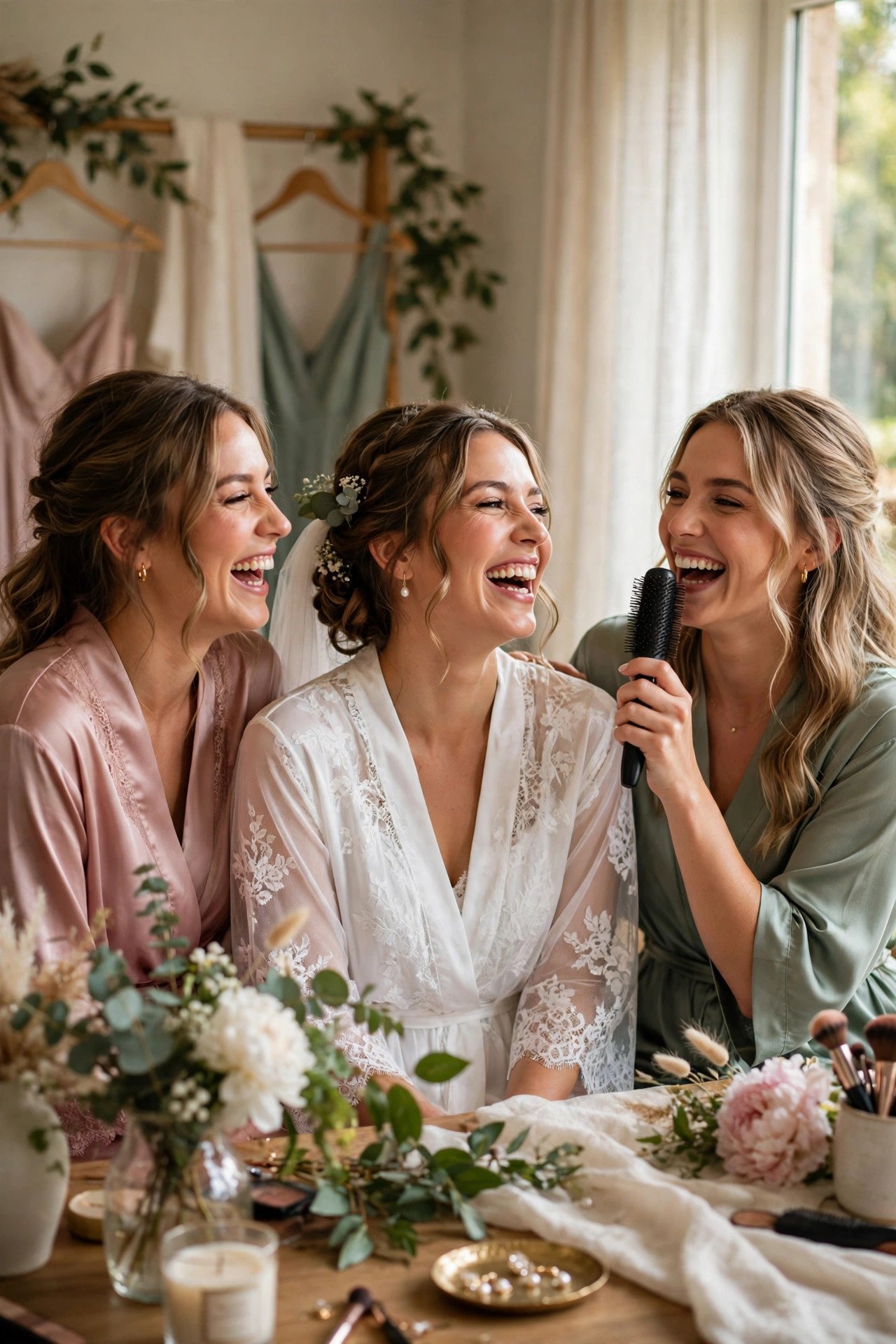 Getting-Ready Space and Photos — bridal party guidance for a 2027 wedding